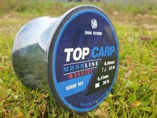 TOP CARP MONOLINE MASSIVE NYLON CARPFISHING FIUME 1000M ABRASIONE HEAVY DUTY