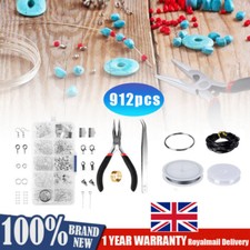 Jewellery Necklace Making Findings DIY Kit Wire Pliers Set Starter Tools Repair