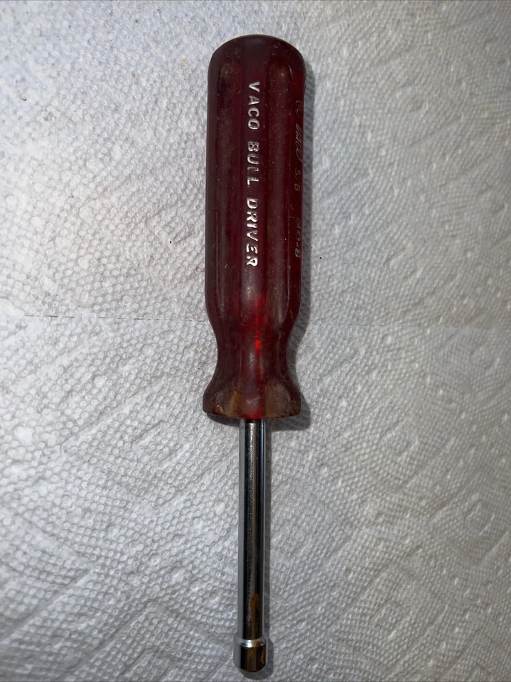 Vintage Vaco Bull Driver S/B BD-8 1/4" Hollow Shaft Nut Driver - Image 2 of 4