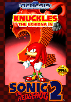 Sonic 2 & Knuckles Wall Art Print Sega Genesis Poster Pick a Size Lot Up