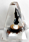 Vintage Hand Carved Painted Duck Lucite/Acrylic Unique Canada Paperweight — photo 2