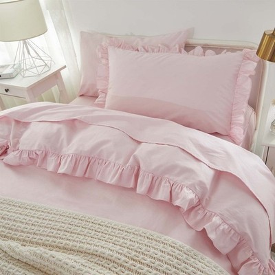 Kid's Duvet Cover Twin/Twin XL Size,100% Organic Cotton 2pcs Girl Bedding Duv...