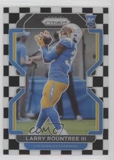 2021 Panini Prizm Rookie Black & White Checker Larry Rountree III #401 0g46