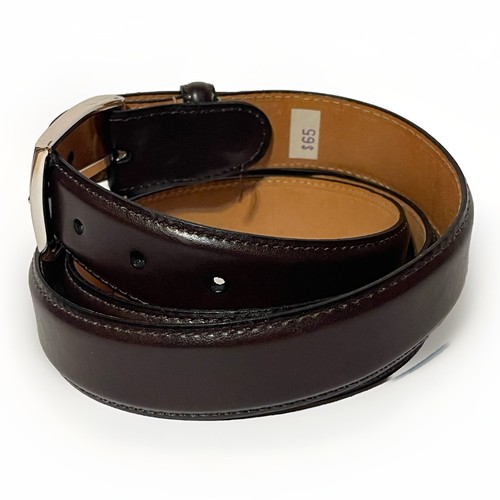 Martin Dingman Uomo Taglia 38 Marrone Importato Finlandese Abito Cintura Pelle Made USA - Foto 3 di 9