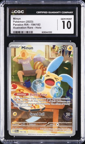 Minun graded CGC 10 for sale on eBay