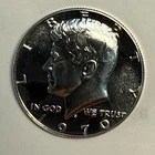 Photo of a 1970-S Kennedy Half Dollar Proof from an eBay listing that sold on Jul 21, 2026