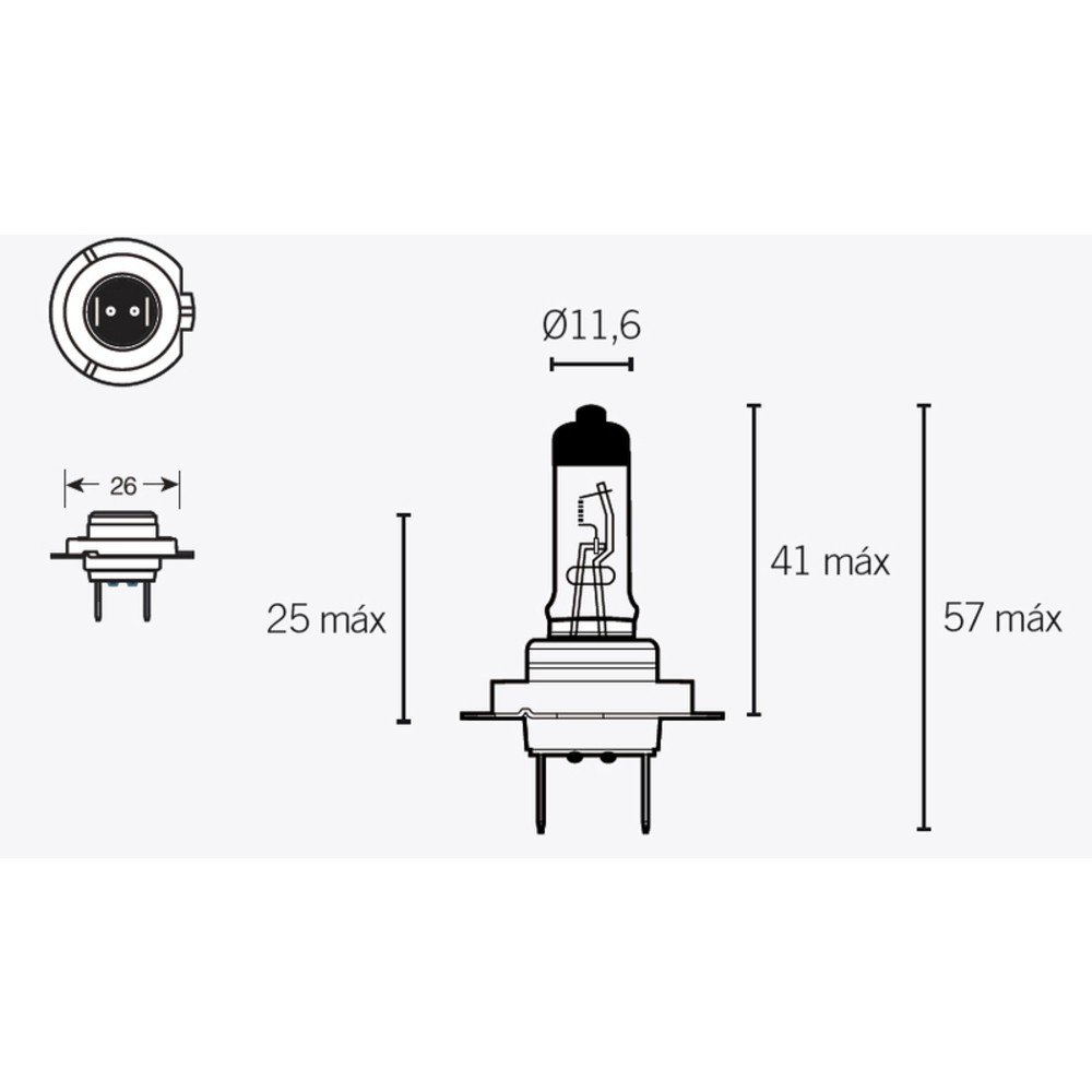 Lamp With H7 Halogen Parts For Motorcycle Replacement Accessories
