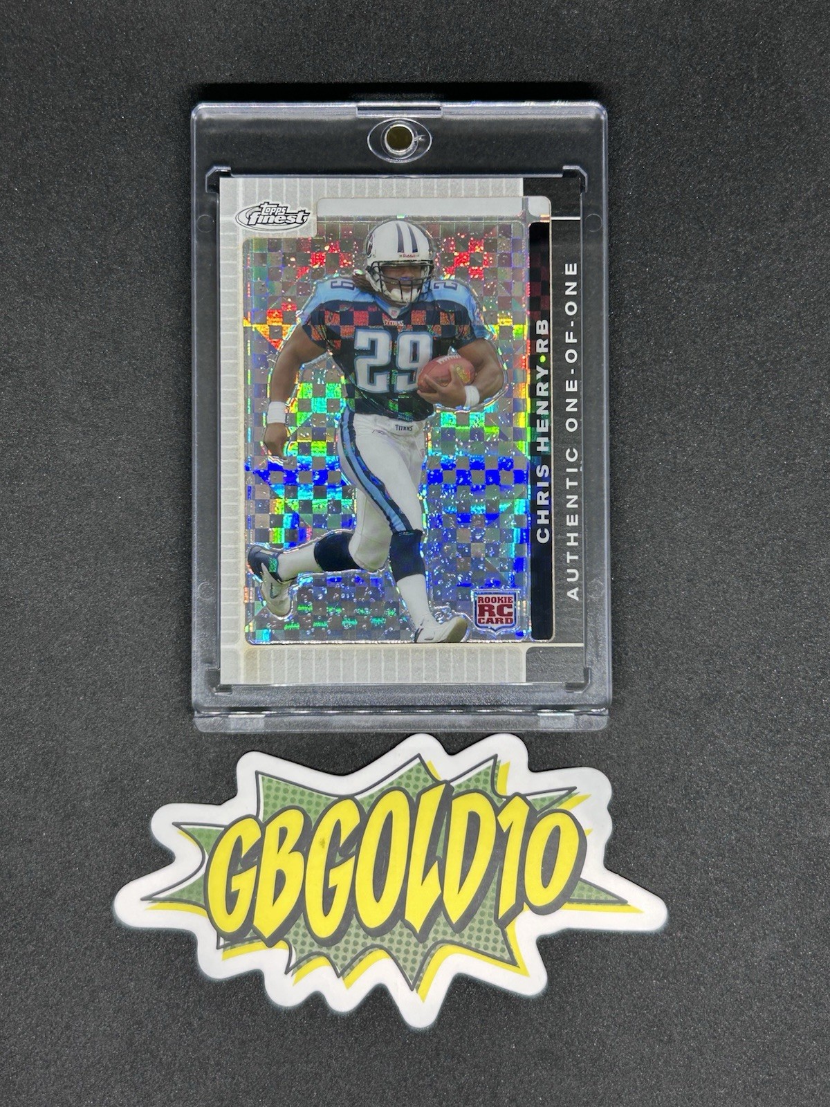 Chris Henry Finest #122 Xfractor