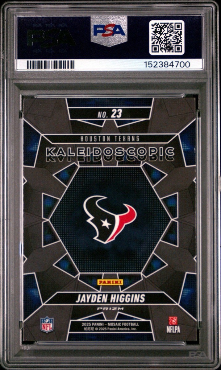 2025 Panini Mosaic - Kaleidoscopic Jayden Higgins #23 (RC) for