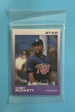 1988 STAR CO KIRBY PUCKETT HOF TWINS CHECKLIST 11 CARD FACTORY SEALED SET