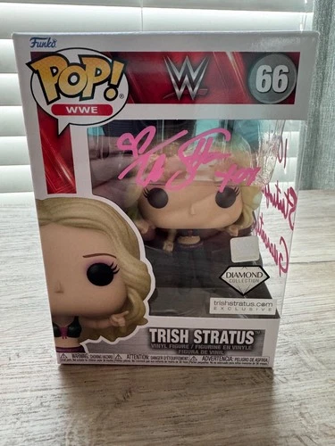 WWE Funko Pop Trish Stratus #66 Autographed Signed JSA Certified