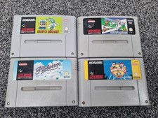 Super Nintendo SNES Game Cartridge Bundle Rabbit Rampage, Anemmaniacs & more. 