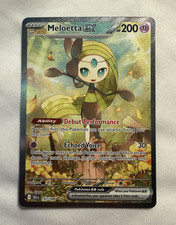 Pokemon TCG Meloetta ex 167/086 SV: Black Bolt Full Art Holo 200HP English on eBay
