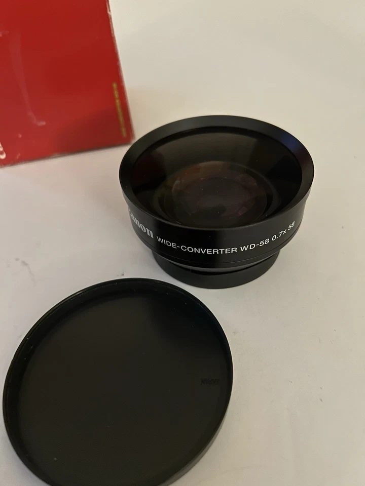 Convertidor ancho Canon WD-58 0,7x 58  Foto 4 de 4