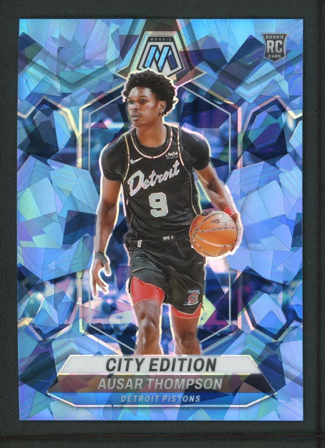 2023-24 AUSAR THOMPSON 052/125 PANINI MOSAIC ICE CRACKED CITY EDITION RC