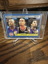 2002-03 Topps League Leaders Shaq Duncan Kobe A.I. Pierce McGrady #179 Card🔥💎