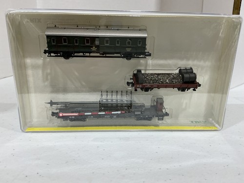 Juego de 3 coches N Trix 15174 Hecho por Minitrix N-12 | Condition: Used