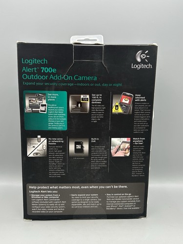 Logitech Alert 700e Telecamera di sicurezza per esterni - Sigillata - Foto 4 di 6