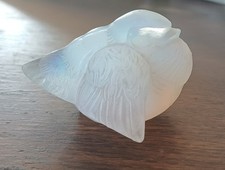 Statuette Oiseau verre opalescent SABINO France Art Déco