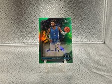 2021-22 Bowman University Chrome Prospect Autographs Leaky Black Green #19/99