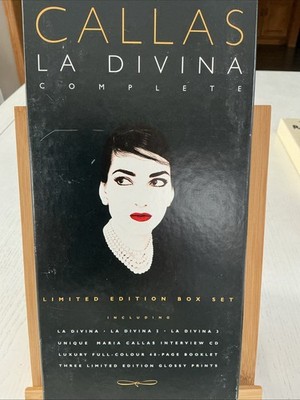 MARIA CALLAS La Divina Complete 4 CD DISC Long Box Set 1995 EMI Opera Classical