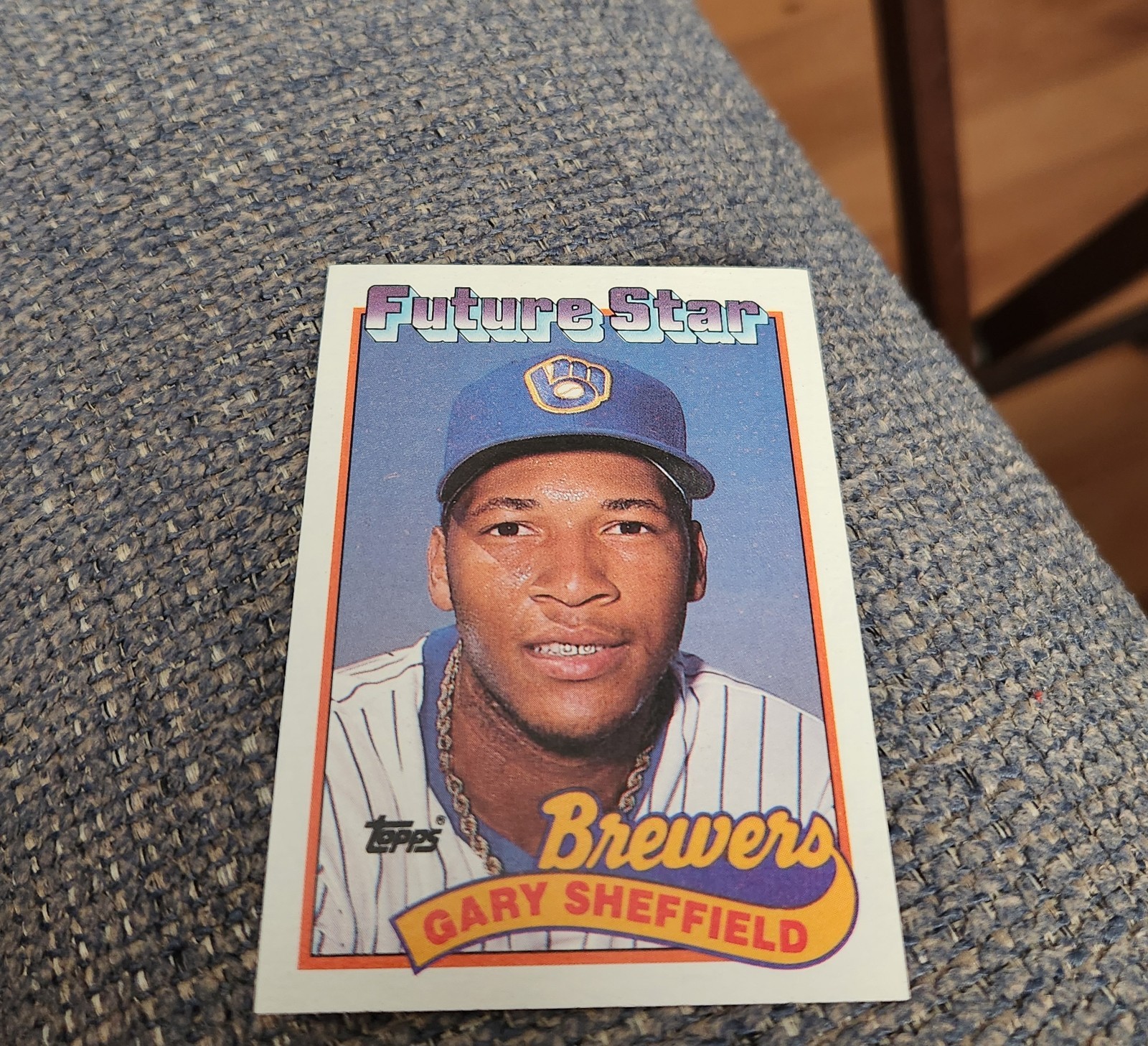 1989 Topps Baseball Gary Sheffield RC #343 Milwaukee Brewers Future Star