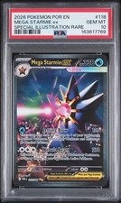 Pokemon TCG Mega Starmie ex 118/088 Me03 Perfect Order SIR Holo PSA 10