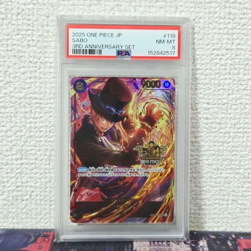 Sabo (Japanese Version 3rd Anniversary Set) graded PSA 8 for sale on eBay