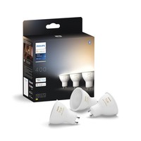 Philips Hue White Ambiance GU10 LED Spot 3Er Pack Dimmbar 400Lm Smart Home Licht