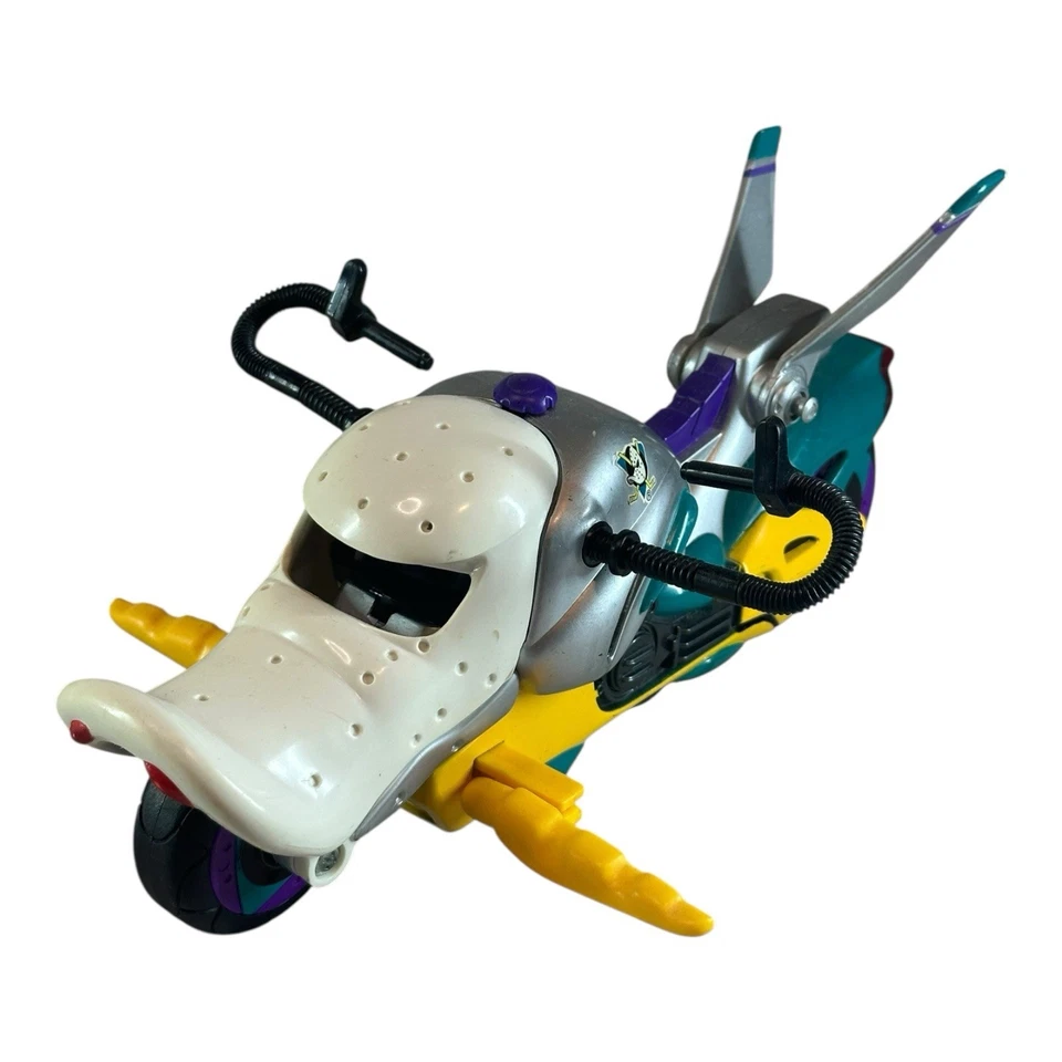 Боевой велосипед Mighty Ducks Duckcycle Blastin' Полный Автомобиль Mattel 16075 1996 - Изображение 3 из 4