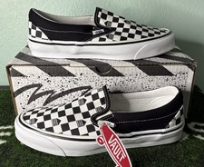 US M 9 - Dover Street Market x Vans OG Classic Slip-On LX "Black White Checker"