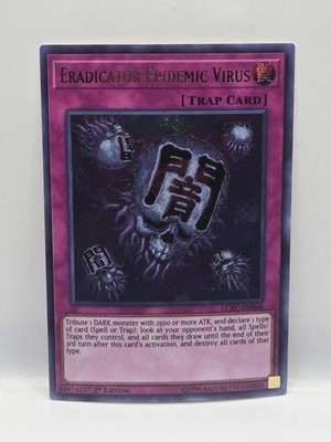 Eradicator Epidemic Virus LCKC-EN048 Ultra Rare 1st Edition Yugioh TCG NM