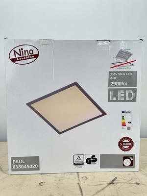 Nino PAUL LED Panel 24W 3000K 2900lm Deckenleuchte ohne Fernbedienung (45x45 cm)