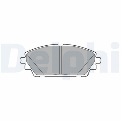 LP3632 DELPHI Bremsbelagsatz, Scheibenbremse für MAZDA