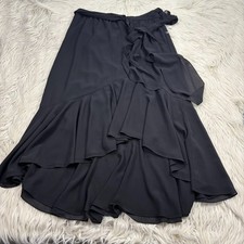 Eliza J Women's 10 Flowy Flounce Hem Midi Skirt Whimisgoth Fairy Fairy Romantic
