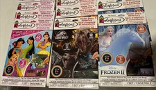 Disney Colorforms Frozen II Disney Princess Jurassic Park set of 10/ lot of 30