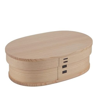 Odate Kogei Akita Cedar Magewappa Bento Box - Medium Wooden Lunch Box Made in