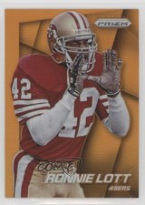 2014 Panini Prizm Orange Prizm Ronnie Lott #128 HOF 09ai