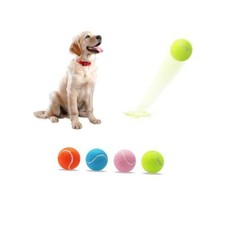 Tennis Balls for Dogs,Colorful Easy Catching Dog Balls,4 Pack  Bright