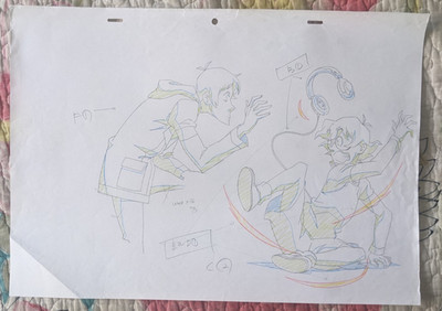 Voltron: Legendary Defender Official Animation Line Art (Lance Pidge)