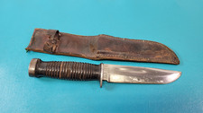 WWII CASE XX 337 6"0 Fighting Quartermaster Knife + Sheath TR1651