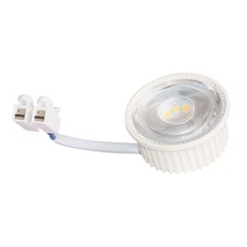 6 x LED Leuchtmittel Modul 5W Linse 2,2cm flach warmweiß 3000K flood 38° DIMMBAR
