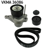 Skf Vkma 36086 Keilrippenriemensatz Passend FüR Nissan Opel Renault