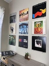 Minimalist Vinyl Record Album Wall Mount Display- 30 Pack No Wall Damage so ...