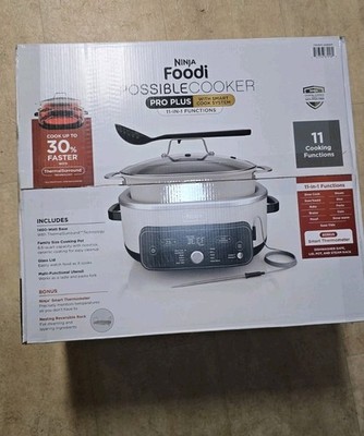 NINJA FOODI POSSIBLECOOKER PRO PLUS 11 IN 1 POSSIBLE COOKER 8.5 QT SMART COOK 