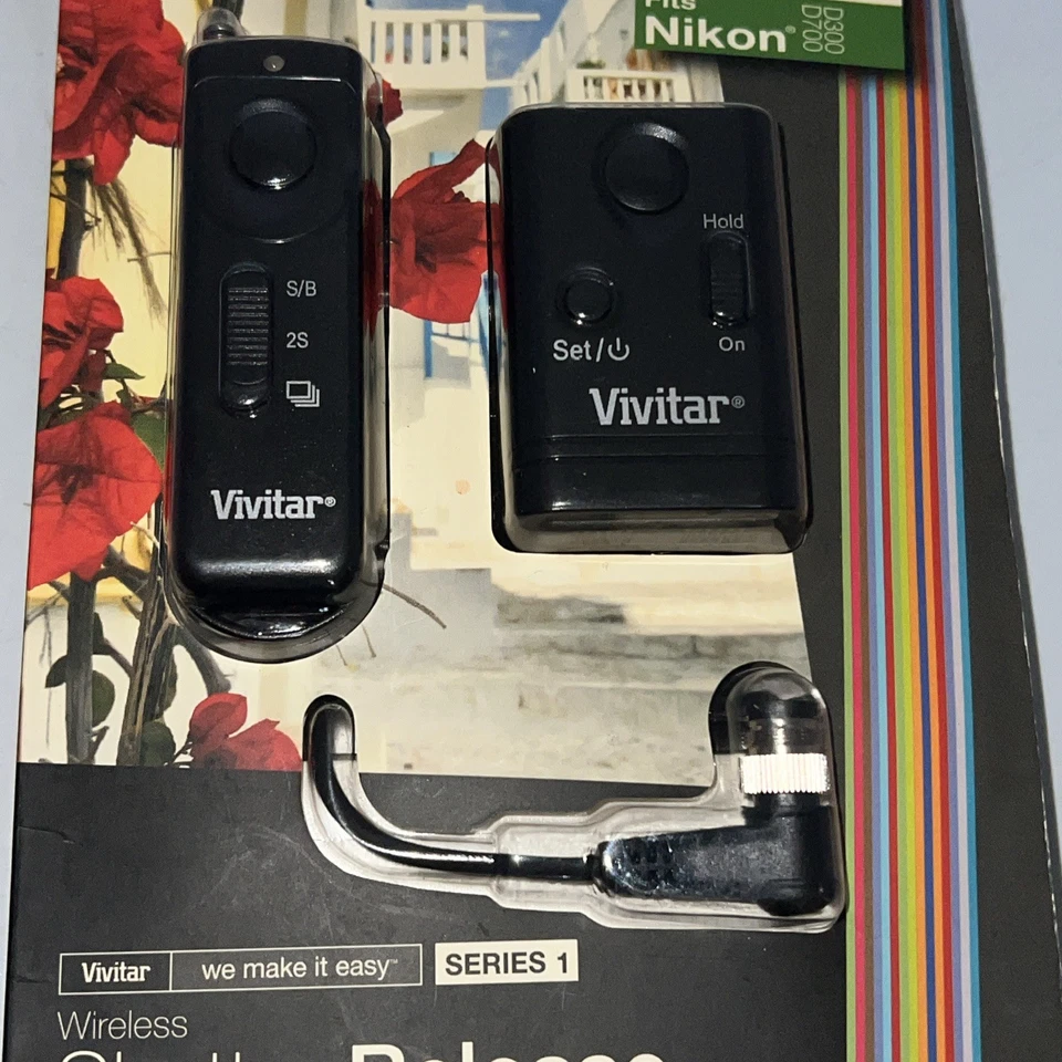 Vivitar 2 in1 Wireless / Wired Shutter Release Series 1 - Fits Nikon D300-D700 - Image 2 of 4
