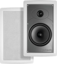 Polk Premium In-Wall Speaker 7 1/4" x 12 3/4" Item No. IW65 White. New W/O Box