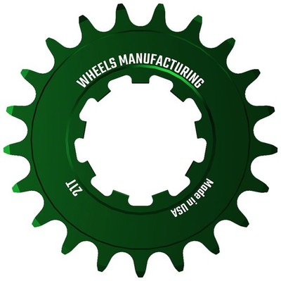 Wheels Manufacturing 21T SOLO-SPEED Spline & XD Aluminum Cog - Lightweight,