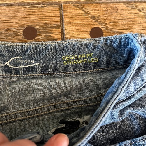 Jeans donna Inc Denim gamba dritta 2 regular fit pizzo effetto invecchiato lavaggio leggero - Foto 6 di 7