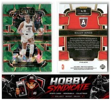 2024 Panani Select WNBA #55 Haley Jones Green Cracked Ice